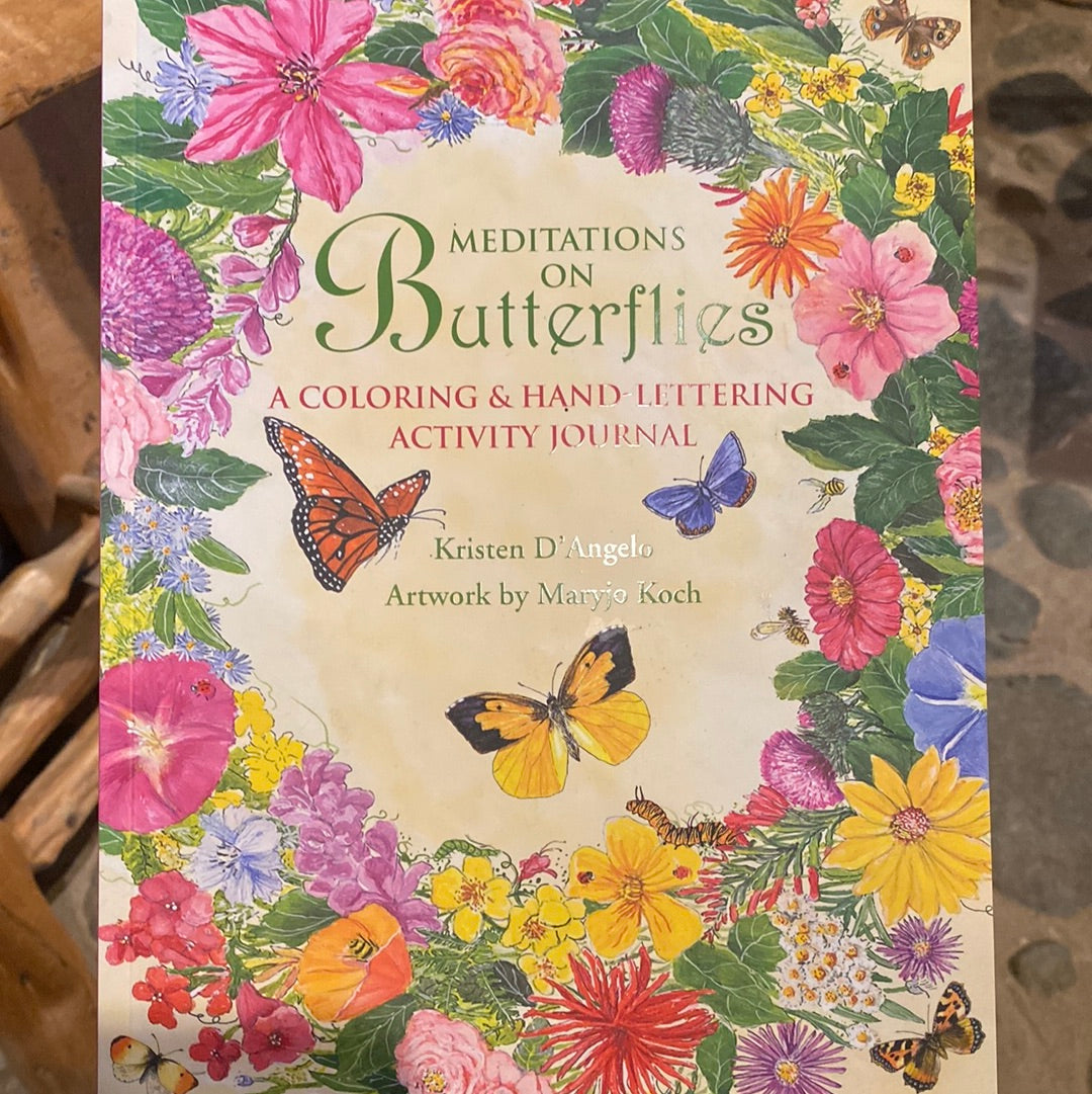Meditation butterfly with CD by Kristen D'Angelo, artwork by Maryjo Koch