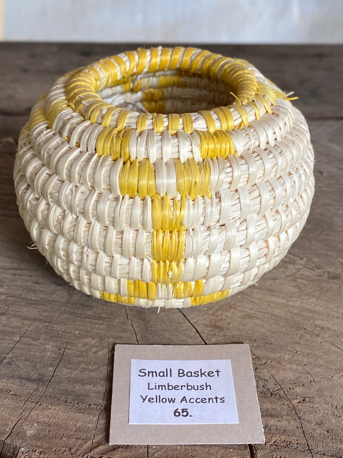 Small Basket Limberbush Yellow Accents