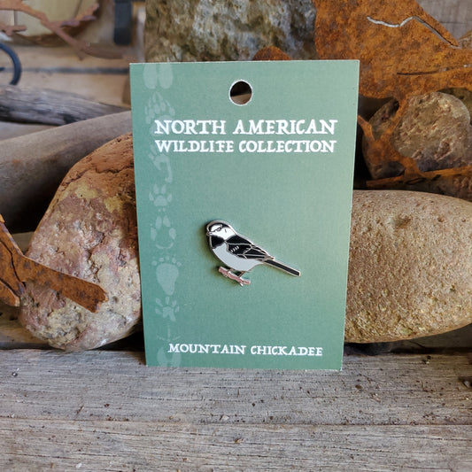 Mountain Chickadee Pin