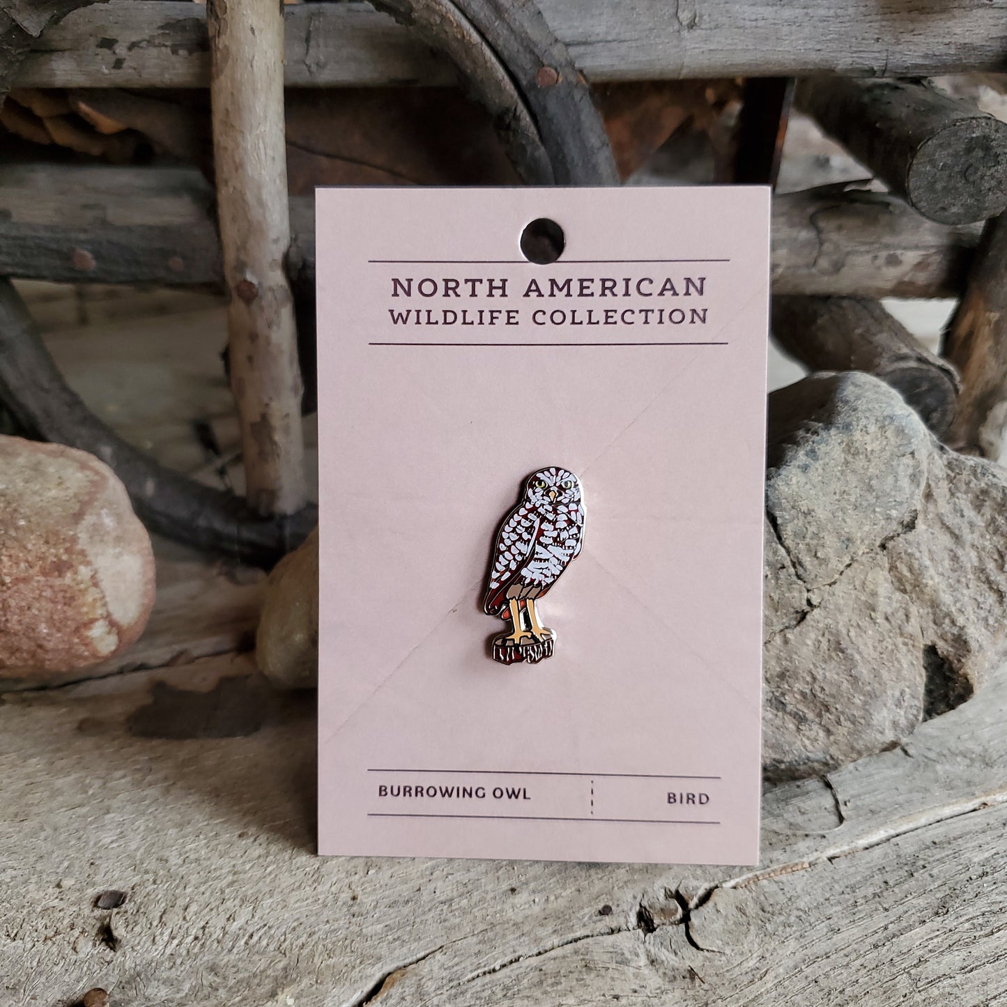 Burrowing Owl Pin