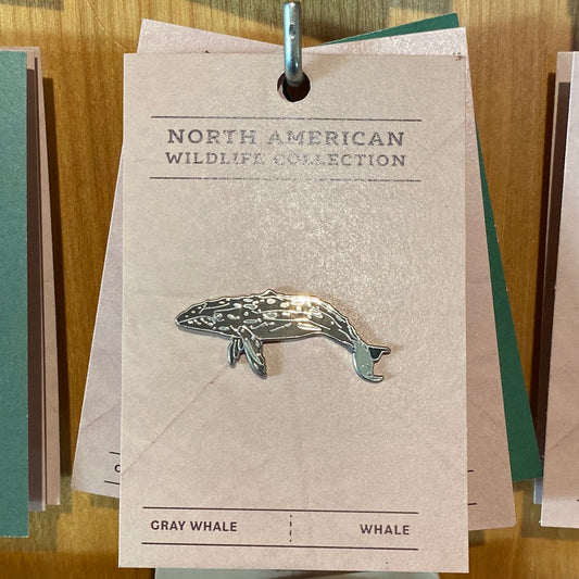 Gray Whale Pin