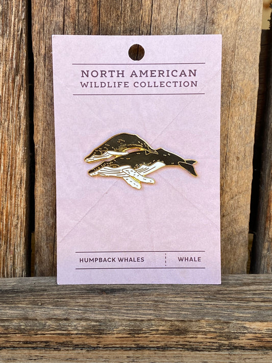 Humpback Whales Pin