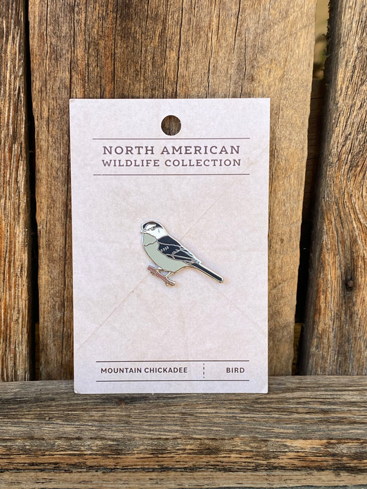 Mountain Chickadee Pin